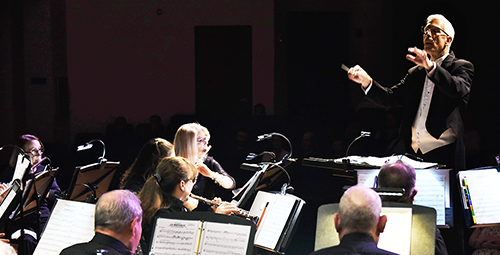 St. Augustine Concert Band performs 4 times annually and at communtiy eventrs like the St. Augustine Night of Lights